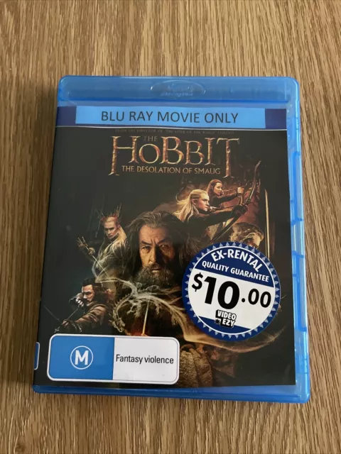 Hobbit - The Desolation of Smaug (Blu-ray, 2013) Region B Ex Rental