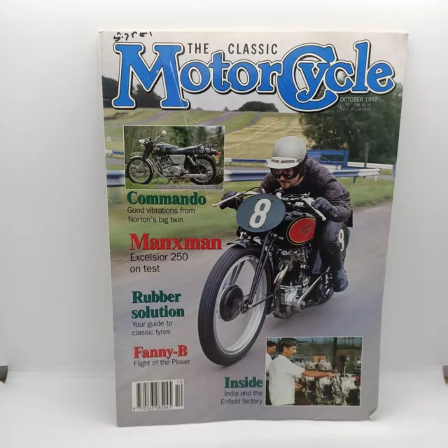 The Classic MotorCycle Magazine Motor Cycle October 1992 Vintage Commando...