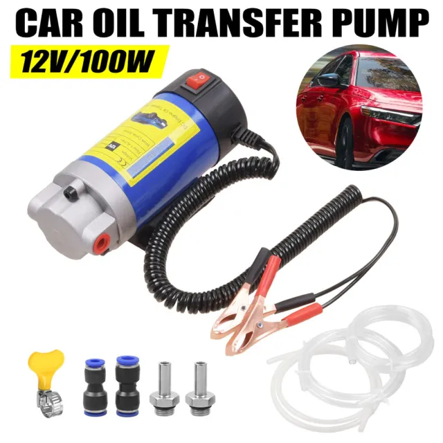 12V 100W Absaugpumpe Ölabsaugpumpe Ölpumpe Getriebeölpumpe Ölwechsel 1-4L/min 3