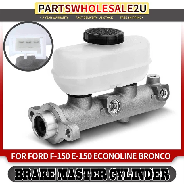 Brake Master Cylinder w/ Reservoir & Sensor for Ford E-150 Econoline Club Wagon