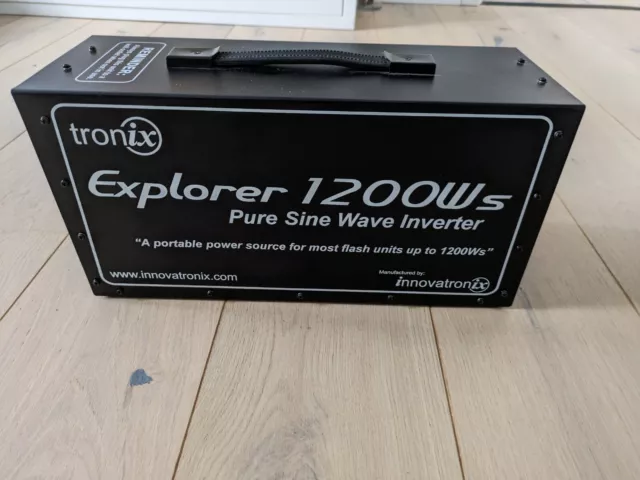 Tronix Explorer 1200WS für analoge Blitzköpfe (Studioblitze)