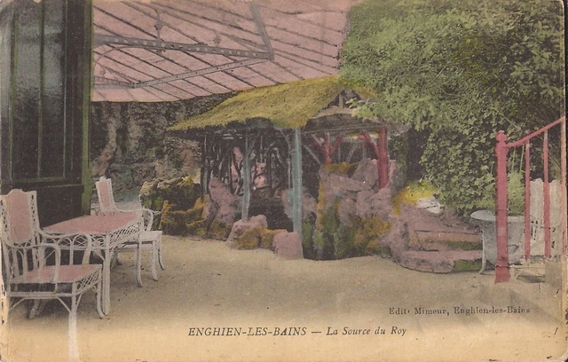 Enghien-les-Bains, FRANCE - The Source of the Spring