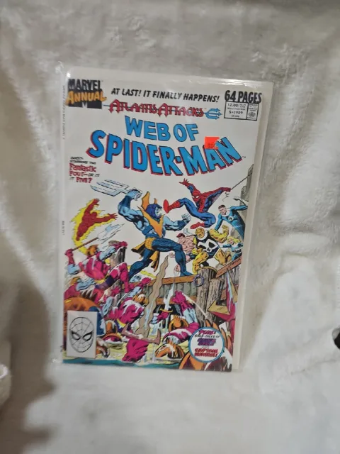 Web Of Spider-Man Annual #5 - Marvel Comics, Atlantis Attacks, Attuma!