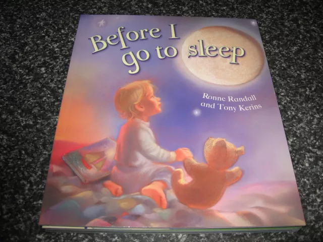 Before I Go To Sleep By Ronne Randall Softcover Brand New