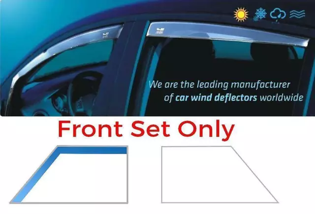 Front Wind Deflectors for Hyundai ACCENT Saloon 1999-2005 3