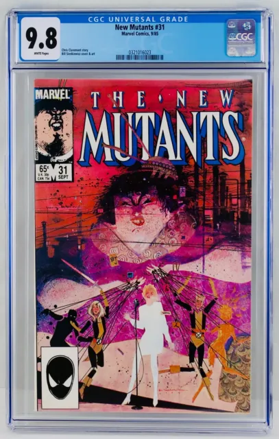 New Mutants #31 CGC 9.8 White Pages Sienkiewicz Cover 1985 NM/MT Hot Key Grail
