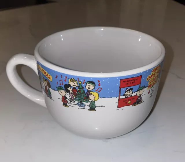 Peanuts Merry Christmas Charlie Brown Large Soup, Coffee or Cereal Mug - Galerie