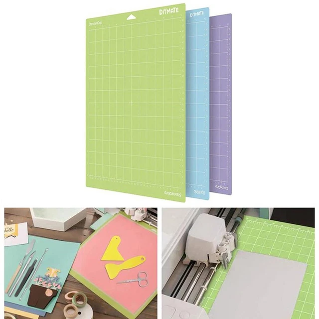 Klebende PVC Schneidematte kompatibel mit für Cricut Maker und andere Maschinen