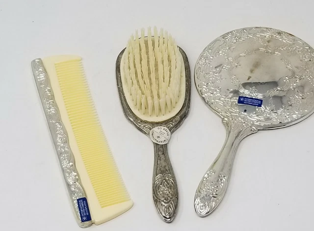 INTERNATIONAL SILVER COMPANY Silverplated 3 Pieces Dresser  display picture 1