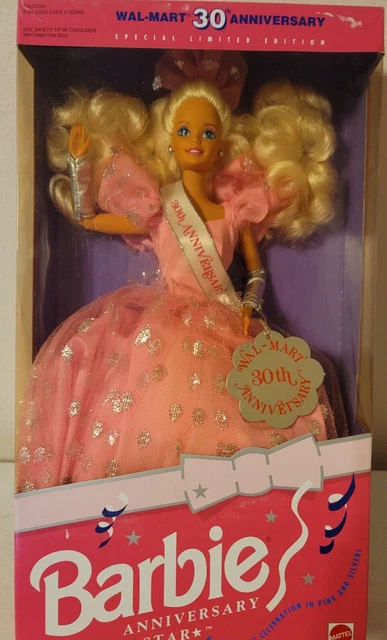 1992 Barbie 30th Anniversary Star Walmart Special Limited Edition NEW NRFB