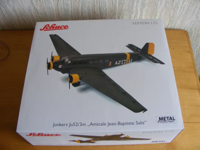 1x Schuco-Metall Junkers Ju52/3m Amicale Jean-Baptiste Salis OVP403551900 596.T.