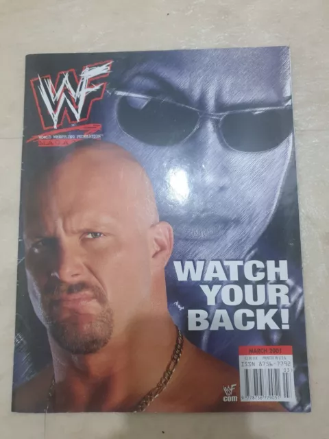 WWF WWE Magazine March 2001 Wrestling WWF WCW AEW nWo ECW