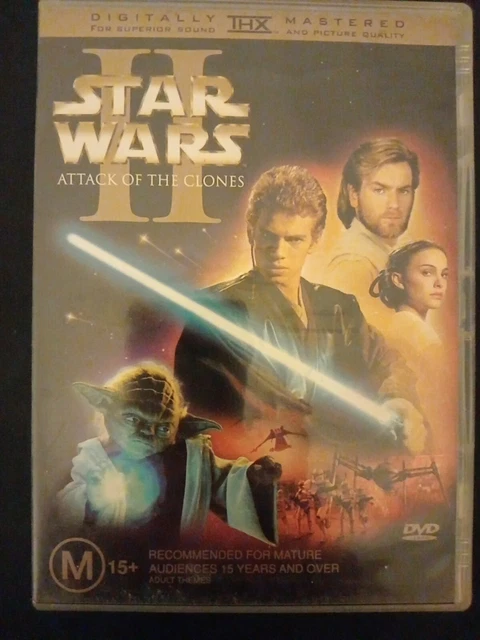 Star Wars - Episode II - Attack Of The Clones  (DVD, 2001) Free Shipping
