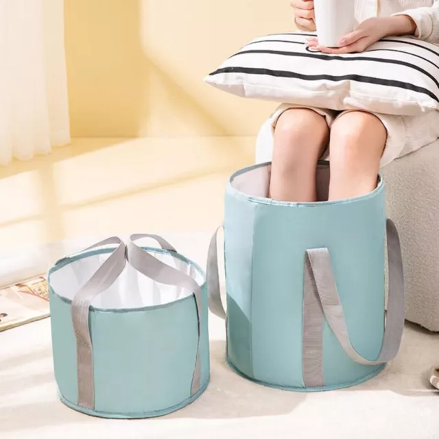 Water Bucket Washing Tub Wash Basin Portable Basins Foldable Foot Tub Bath Bag