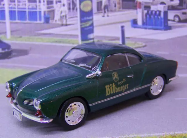 VW Karmann-Ghia Coupe    grün  " Bitburger "