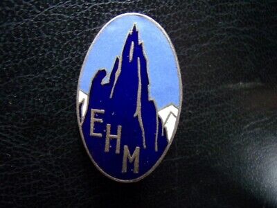 Retirage Lot de 3 insignes EHM école de haute montagne Chamonix crée en 1932 