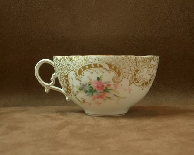 Belle Grande Tasse Dejeuner Quadrilobe Art Nouveau Porcelaine De Sarreguemines