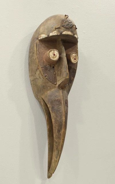 Mask African Wood Dan Beak Mask 24"