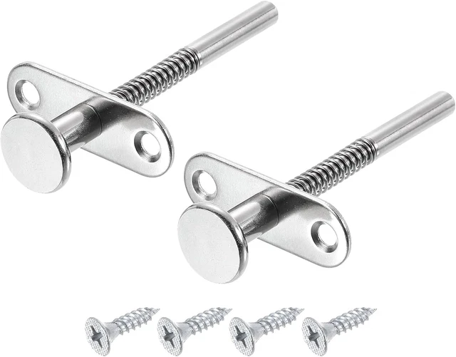 sourcing map Loquet poussoires Chargement ressort 6.3mm Tête
