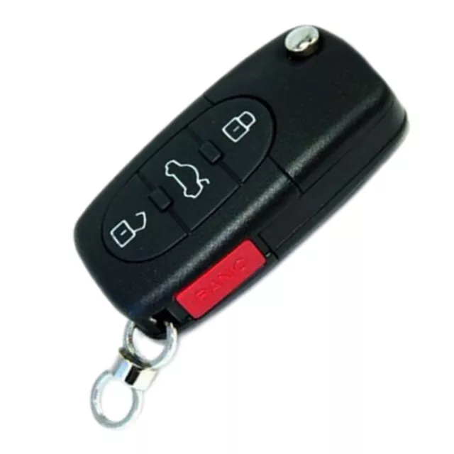 HQRP Flip Key FOB Shell Remote Case for Audi TT 2000 2001 2002 & A6 2003 2004 2