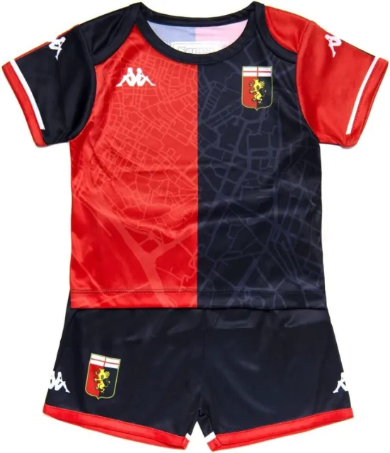 Kappa Baby Children Jersey Football Set Kombat Kit Genoa FC Tracksuit 39 5/12ft