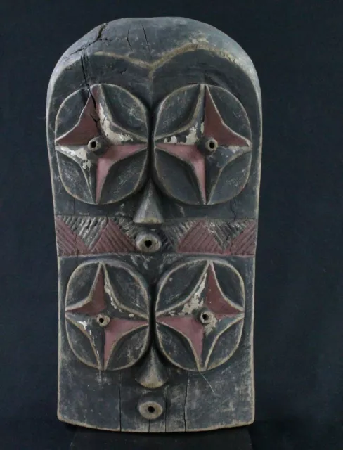 Art African Arts First Arte African Mask Bembe Choose Double Face - 44 CMS