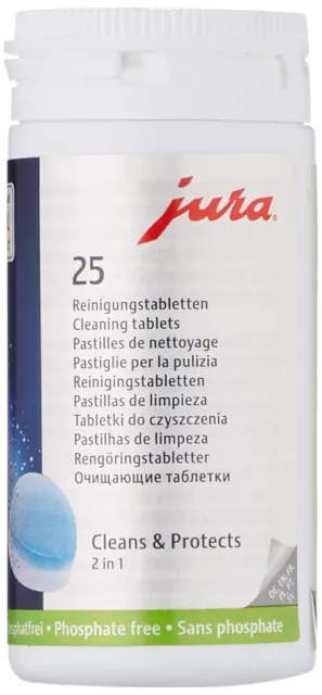 Jura - Boite de 25 pastilles de nettoyage 2 phases