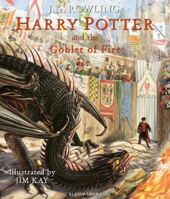Harry Potter and the Goblet of Fire Illustrated Hardback J.K. Rowling (RRP £32) 2