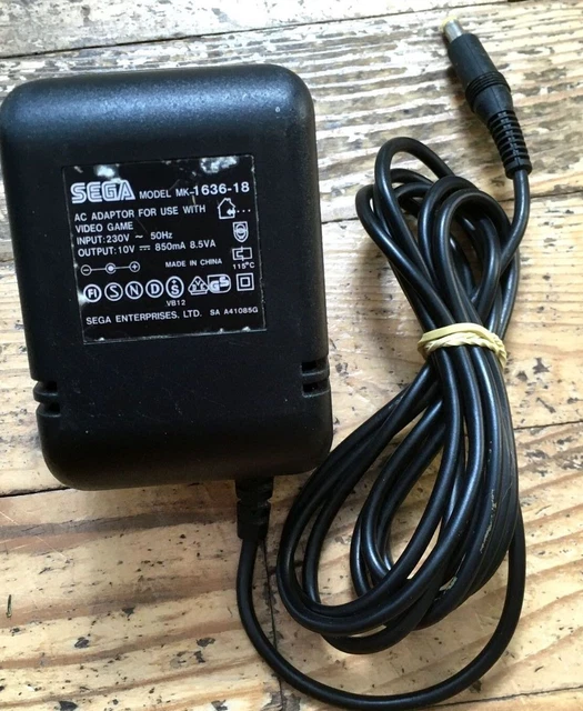 Alimentation, Adaptateur Secteur Pour Console SEGA Master System  1987 Master System Ii 1990