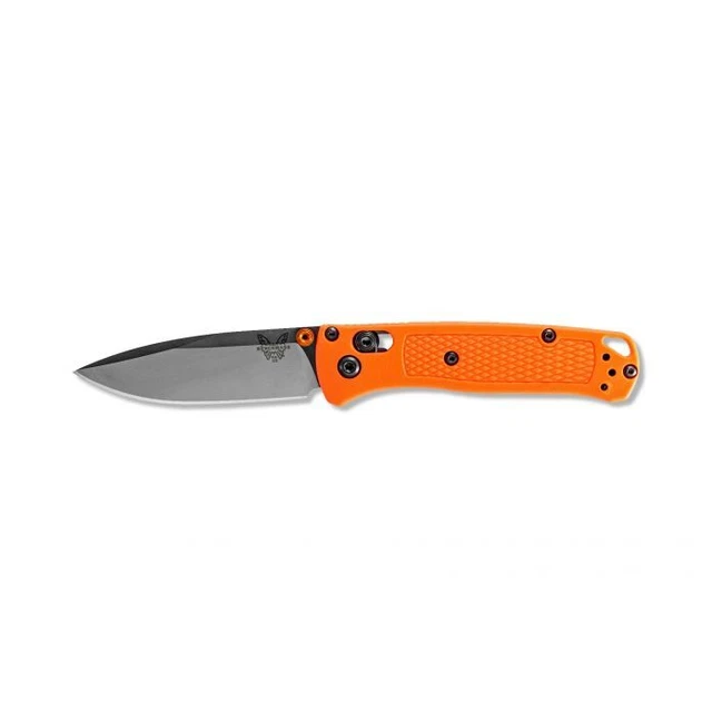 BENCHMADE Mini Bugout 533 Knife CPM-S30V Stainless Steel & Orange Grivory