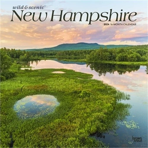 NEW HAMPSHIRE WILD & Scenic 2024 Square (Calendar) 15.54 PicClick