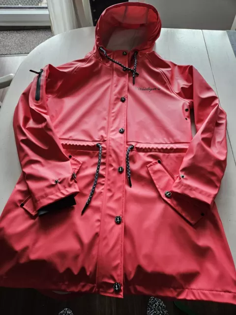 Wattlöper Friesennerz,  Regenjacke, Damen, Gr. M, Lachs