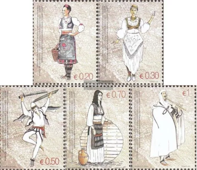 kosovo (UN-Administration) 74-78 mint never hinged mnh 2007 Costumes