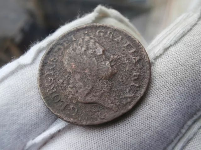 Ireland Hibernia Antique Copper Wood's Half Penny 1723 George I