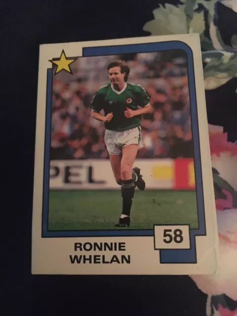 Panini Soccer Superstars Card Ronnie Whelan