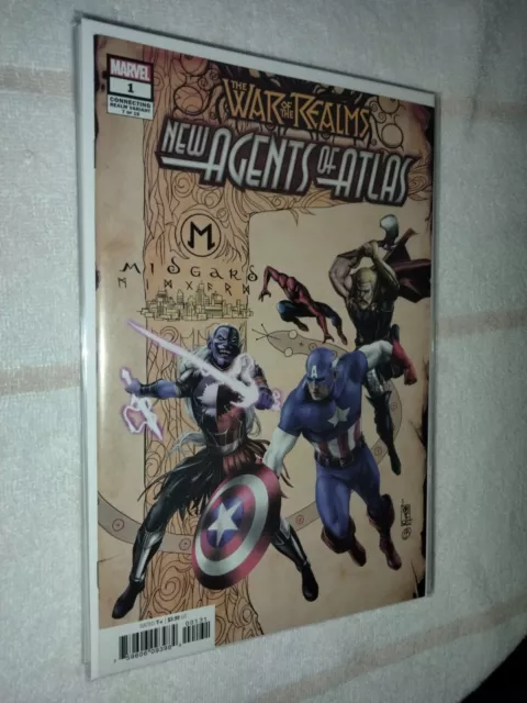 War of the Realms New Agents of Atlas #1C Connecting Variant, NM clean