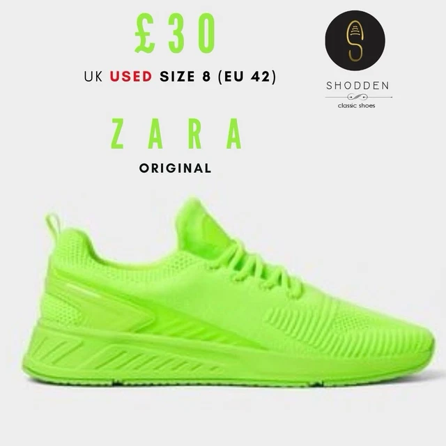 Zara soft neon sneakers hotsell
