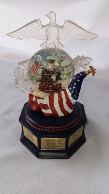 2002 Ardleigh Elliott American Marines Music Box "Marines' Hymn"