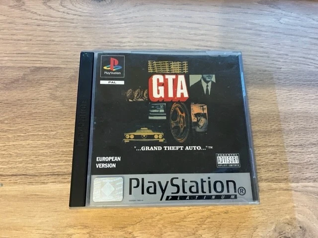 Jeu Ps1 GTA Grand Theft Auto, PlayStation, Psone GTA1