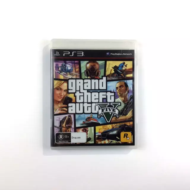 Grand Theft Auto V - GTA 5 - With Map & Manual - Playstation 3 / PS3