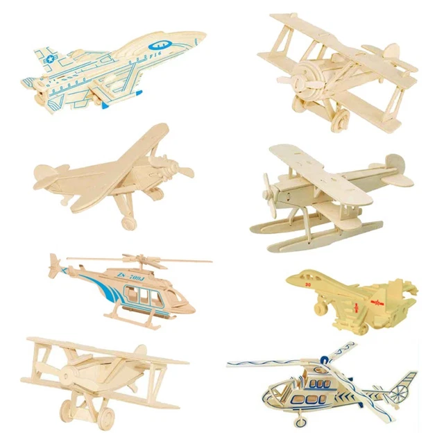 DIY MODEL AIRPLANE 3D Craft Airplanes Jigsaw Buildadultsdiy Kit
