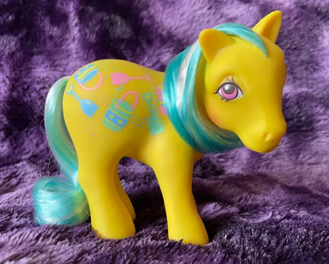 G1 Hasbro My Little Pony Sunshine Ponies - Sand Digger - Vintage 1980s