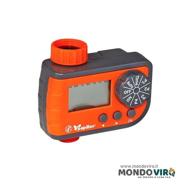 Programmatore per irrigazione analogico elettronico Papilon timer giardino acqua 3