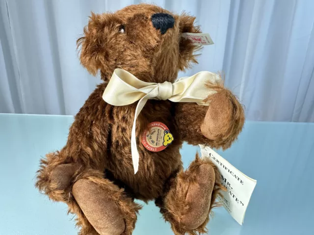 Steiff Tier 651885 Teddybär Mr.Chocolate - 25cm Top Zustand