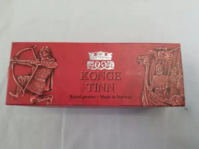 Konge Tinn Norwegian Royal Pewter Bottle Cork & Drip Ring 2