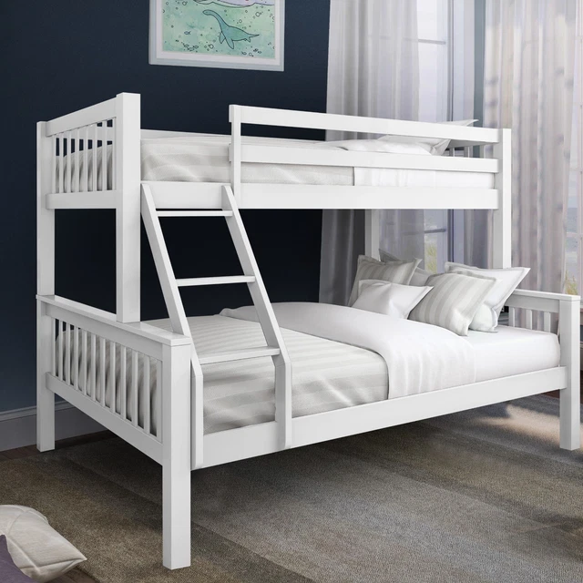 TRIPLE BUNK BEDS 3ft Single Bed Frame Wooden Double Bunk Bed For Kids