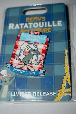 Disney Remy's Ratatouille Adventure Opening Day October 1 2021 LTD Release pin