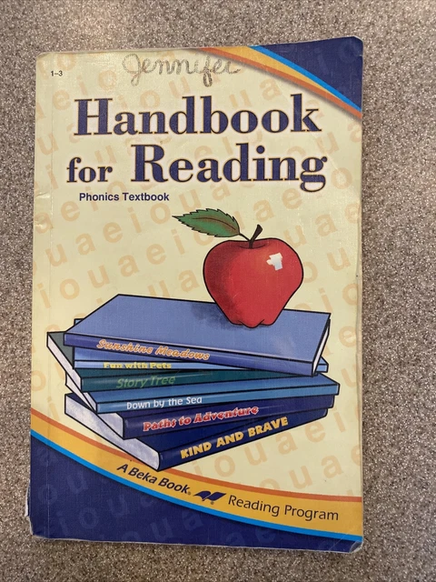Abeka ~ Handbook for Reading ~ Phonics Textbook ~ Reading Program ~ 3rd Ed
