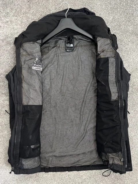 Giacca Cappotto North Face Uomo Large/Extra Large L/XL Hyvent Impermeabile Nero #2 8