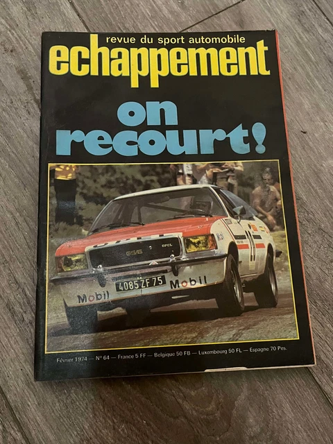 Presse 1974 – SPORT AUTOMOBILE DRAGUIGNAN